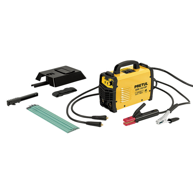 SOIN-110/130P Soldadora inversora 130A, bi-voltaje 127/220V, PRETUL