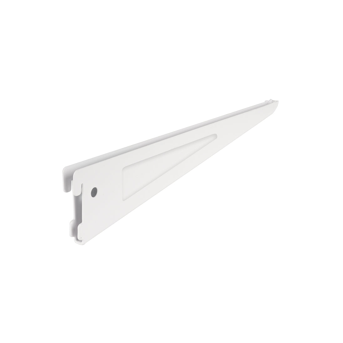 SOMO-12MD Ménsula plana blanca para cremallera doble, 32cm, FIERO