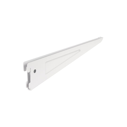 SOMO-12MD Ménsula plana blanca para cremallera doble, 32cm, FIERO