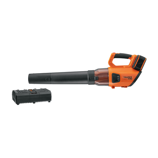 SOPLI-40A Sopladora inalámbrica 40V, 2 baterías 2Ah, 1 carg.dual, PRO