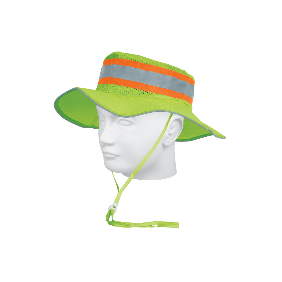 SR-600V Sombrero verde alta visibilidad con reflejante, Truper