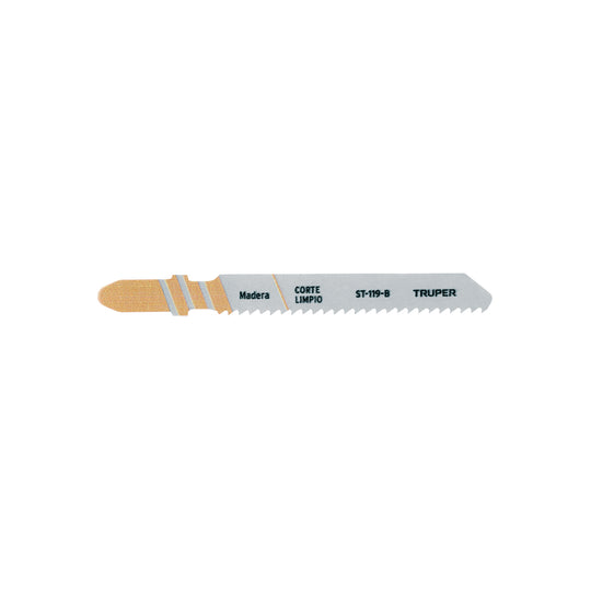 ST-119-B Blíster con 5 seguetas 12 DPP zanco "T" corte recto triplay