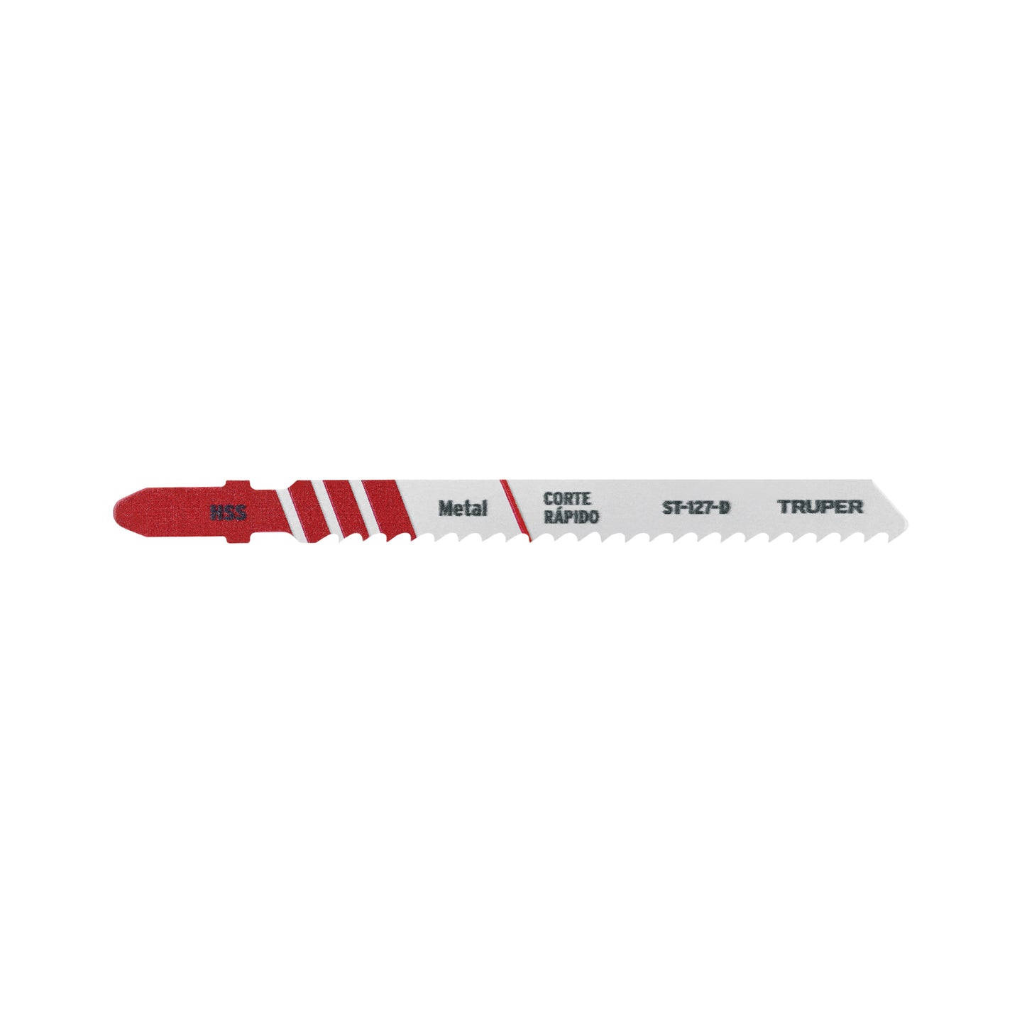 ST-127-D Blíster con 5 seguetas 8 DPP zanco "T" corte recto metal