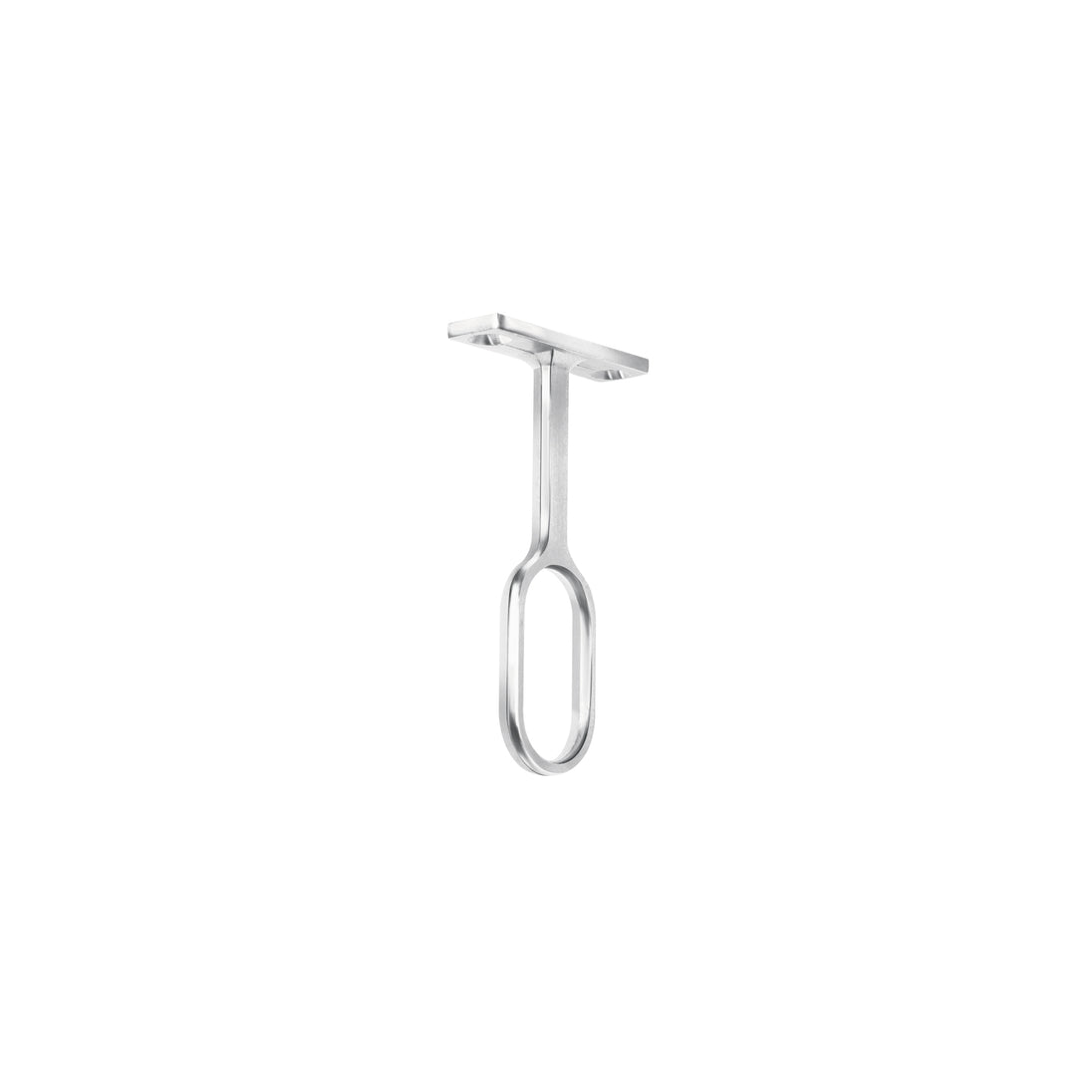STO-5 Soporte central para tubo ovalado de clóset, HERMEX