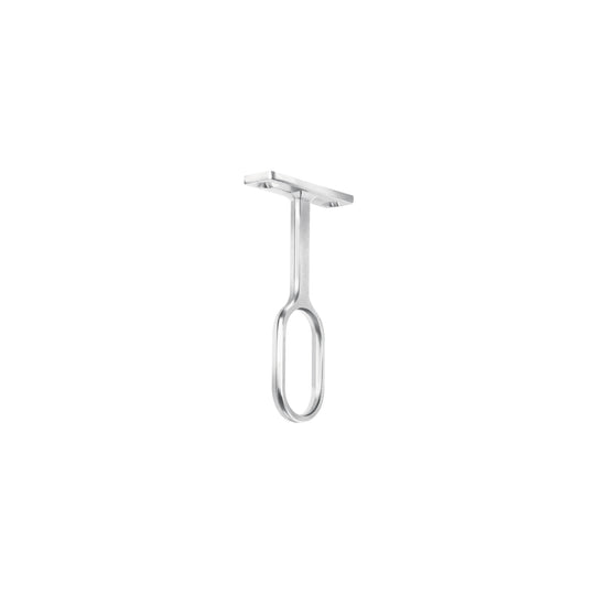 STO-5 Soporte central para tubo ovalado de clóset, HERMEX