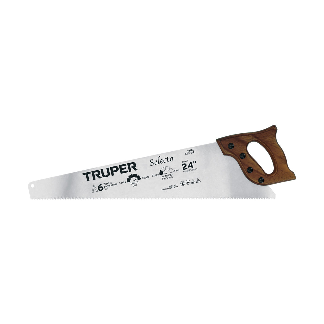 STX-24 Serrucho 24" Selecto, 6 DPP, Truper