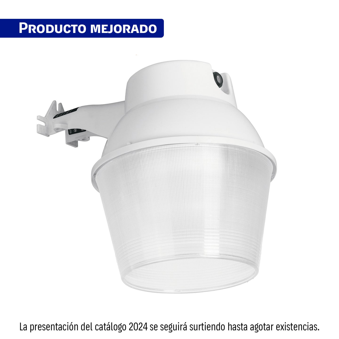 SUB-811F Luminario suburbano ABS con foco LED 40W 6500K sensor de luz