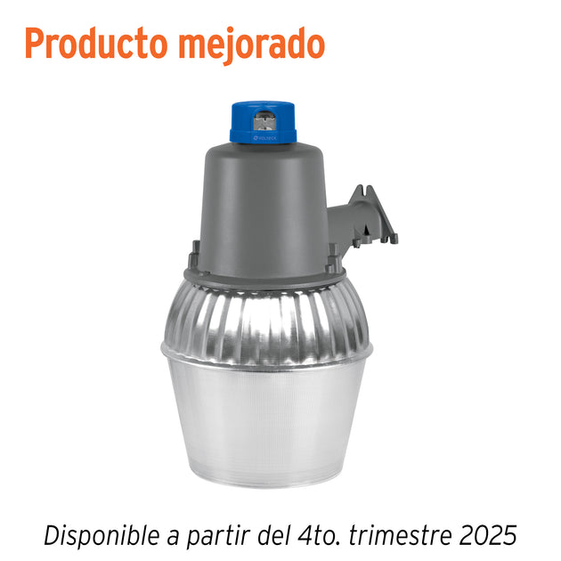 SUB-820F Luminario suburbano con foco LED 30W 6500K y sensor de luz