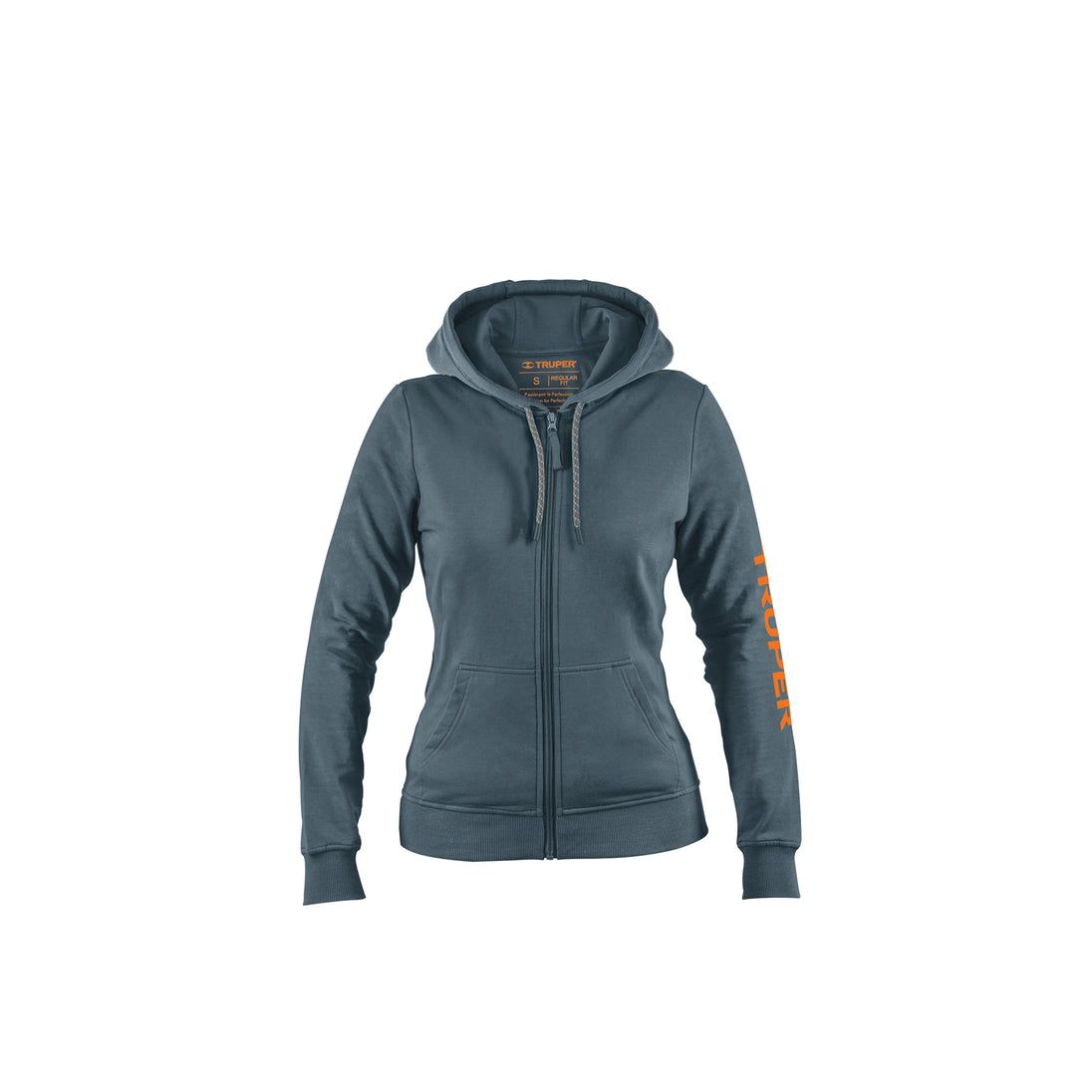 SUD-GD-G Sudadera gris para dama, talla G, Truper