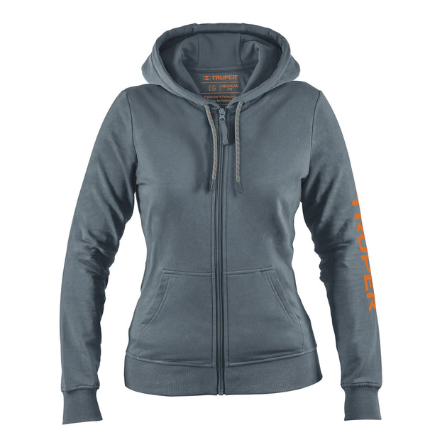 SUD-GD-XG Sudadera gris para dama, talla EG, Truper