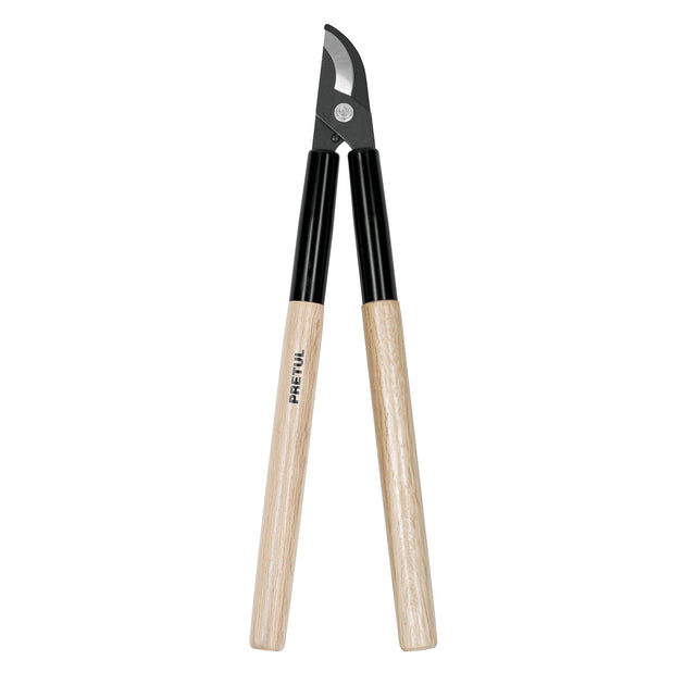 T-122P Tijera para ramas 52 cm, mgos de madera con casquillo,PRETUL