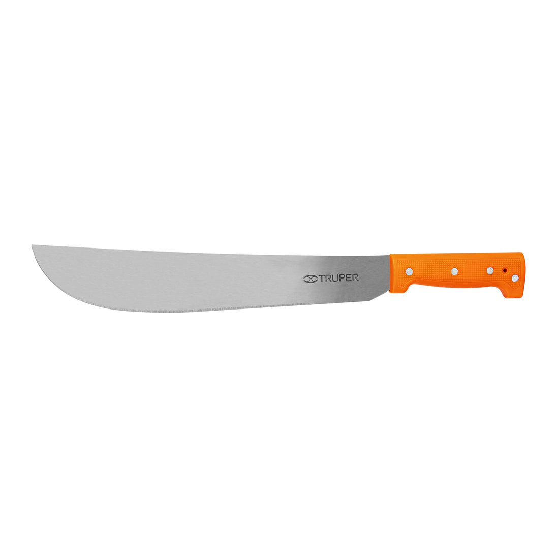T-460-14P Machete estándar 14" cacha naranja remachada, Truper