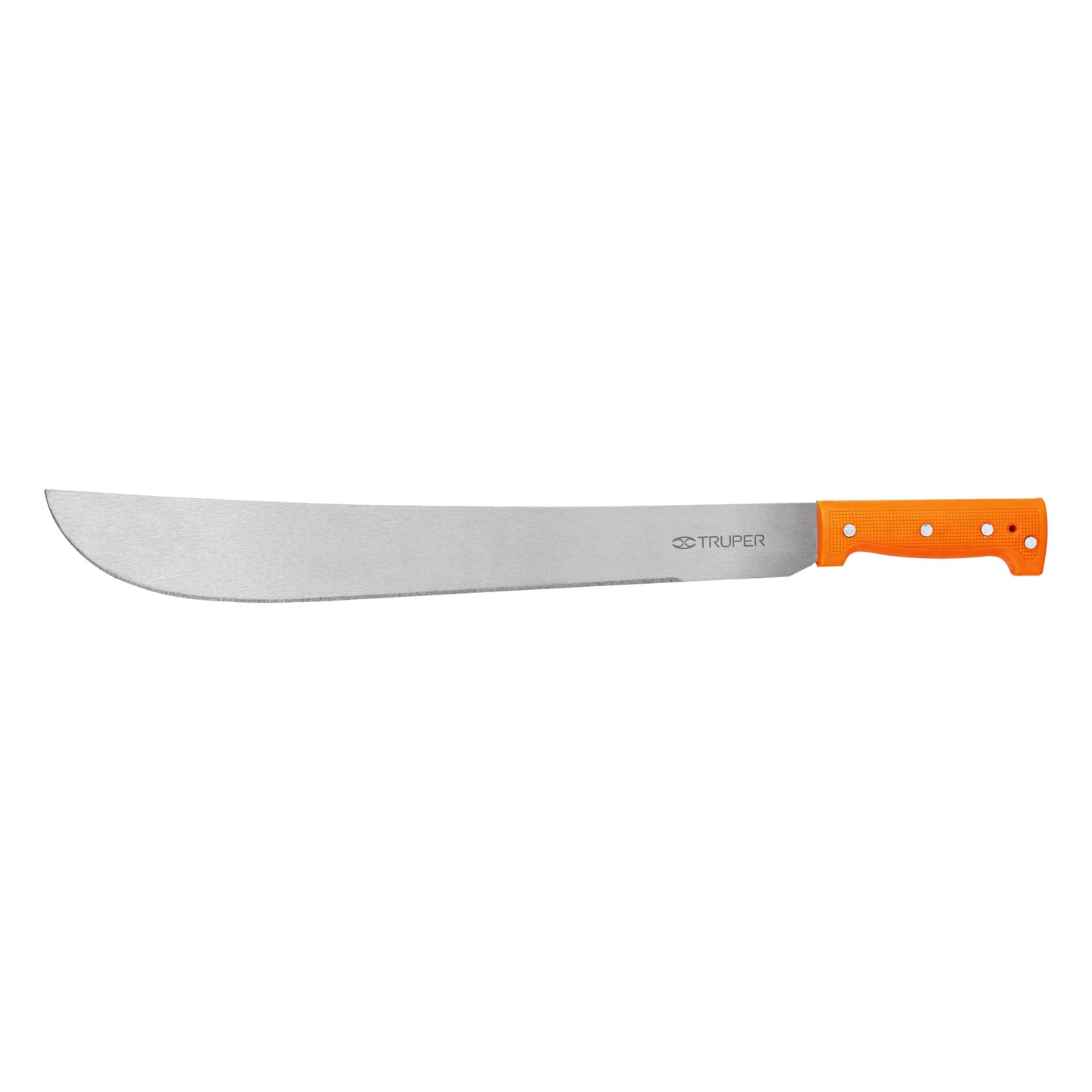 T-460-18P Machete estándar 18" cacha naranja remachada, Truper