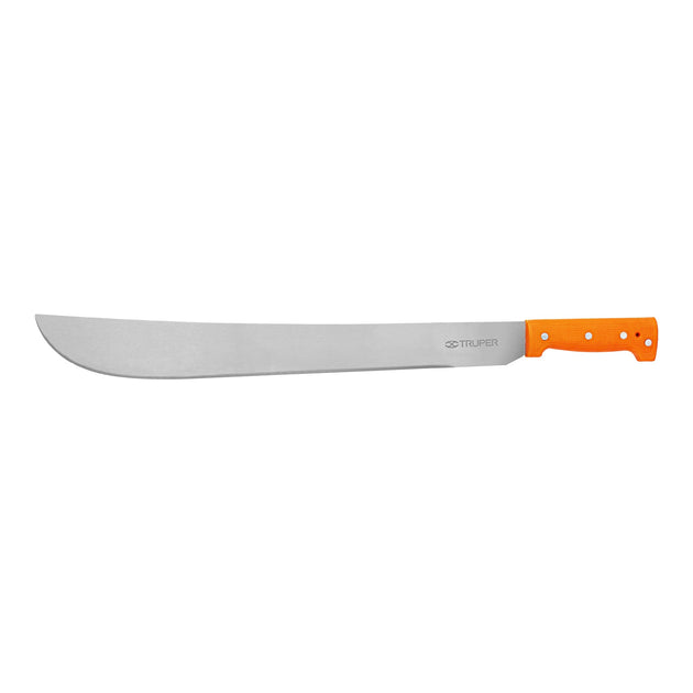 T-460-20P Machete estándar 20" cacha naranja remachada, Truper