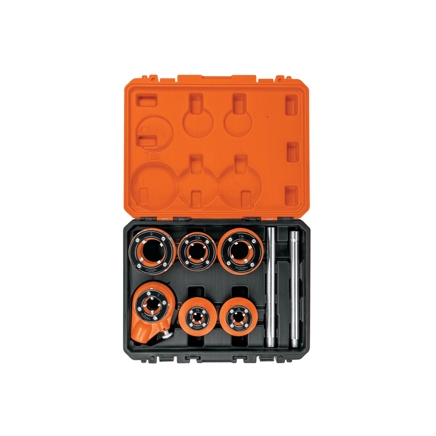 T-852X Juego de 7 tarrajas para tubo de 1/2" a 2", Truper Expert