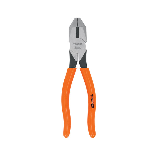 T201-7 Pinza para electricista 7" uso rudo, mango PVC, Truper