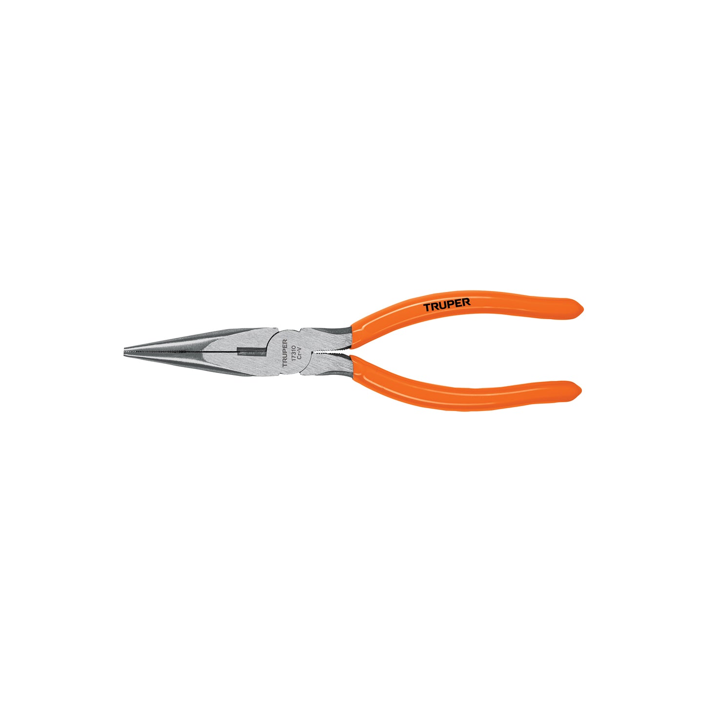T203-8 Pinza de punta y corte 8" mango de PVC, Truper
