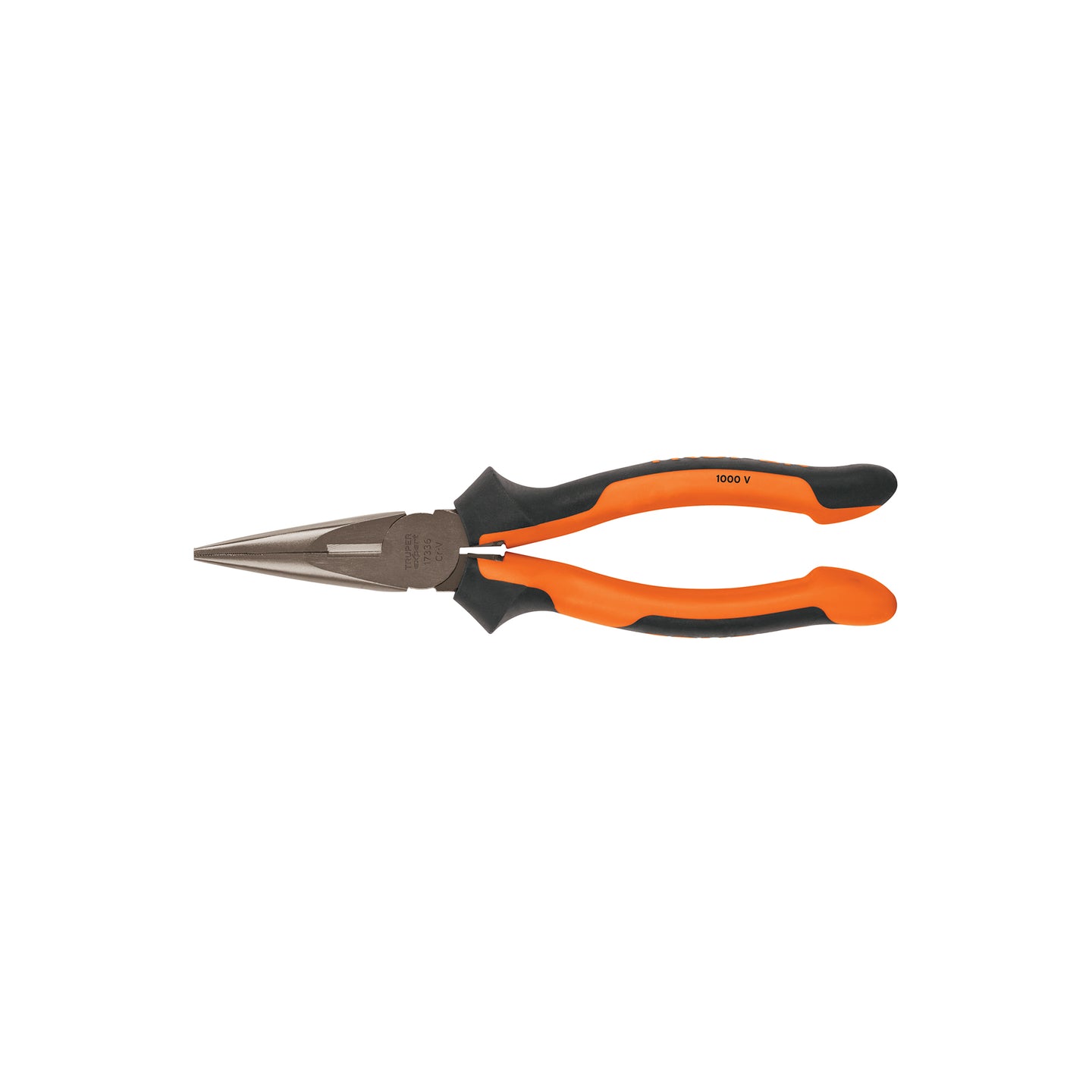 T203-8X Pinza punta y corte 8" mango Comfort Grip, Truper Expert