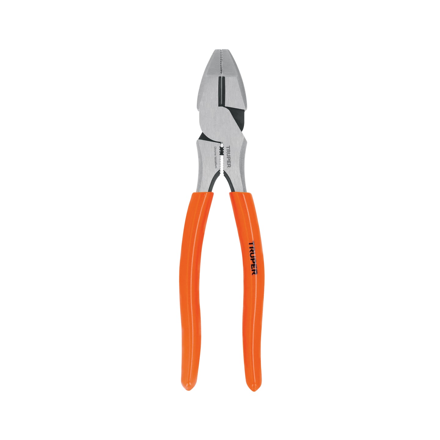 T210-8 Pinza para electricista 8" alta palanca mango PVC, Truper