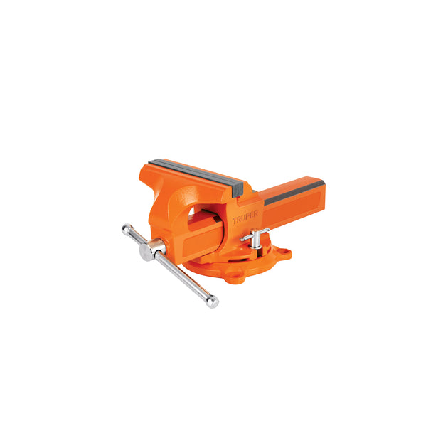 TA-8-L Tornillo de banco 8" tipo europeo de hierro nodular, Truper