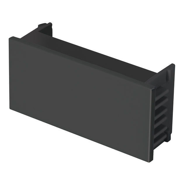 TA-EN Tapón ciego, 1 módulo, línea Española, color negro
