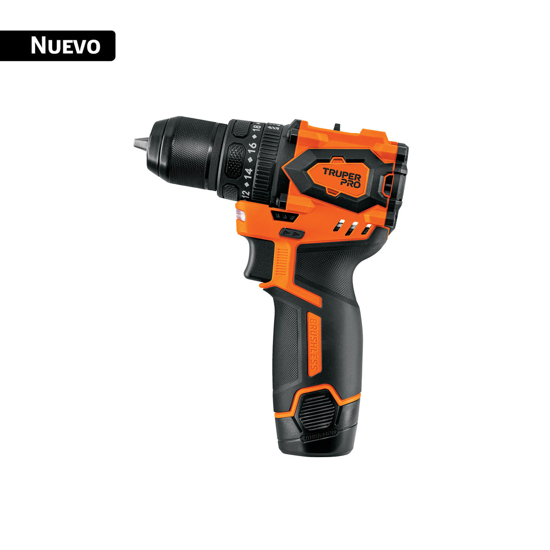 Taladro Atornillador Truper 12V Brushless 50 Nm A12-TAL-1