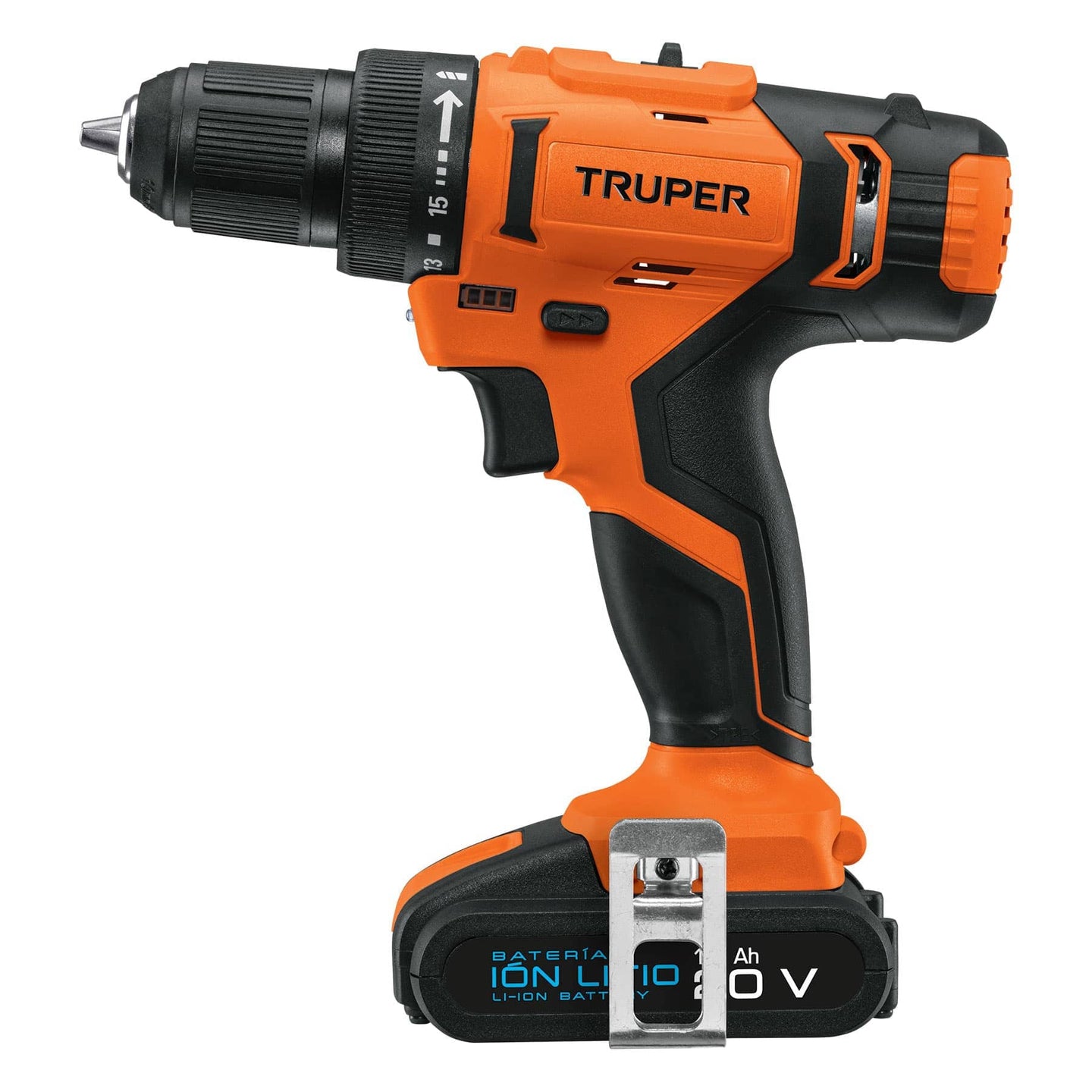 TALI-20A Taladro 1/2", 20V, 1 batería 2Ah, TRUPER
