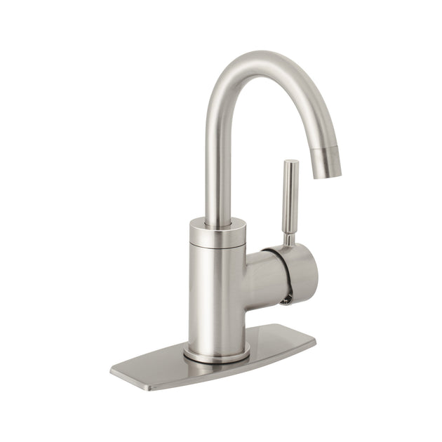TBM-45N Monomando corto para lavabo, satín, FOSET TÚBIG