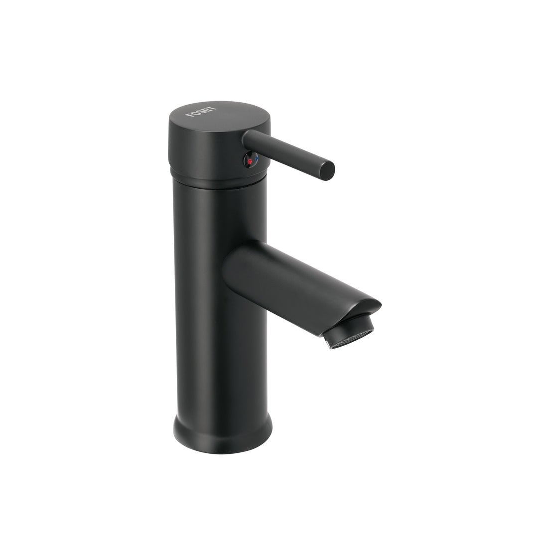 TBM-46M Monomando corto negro para lavabo, FOSET TÚBIG