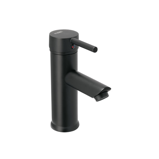 TBM-46M Monomando corto negro para lavabo, FOSET TÚBIG