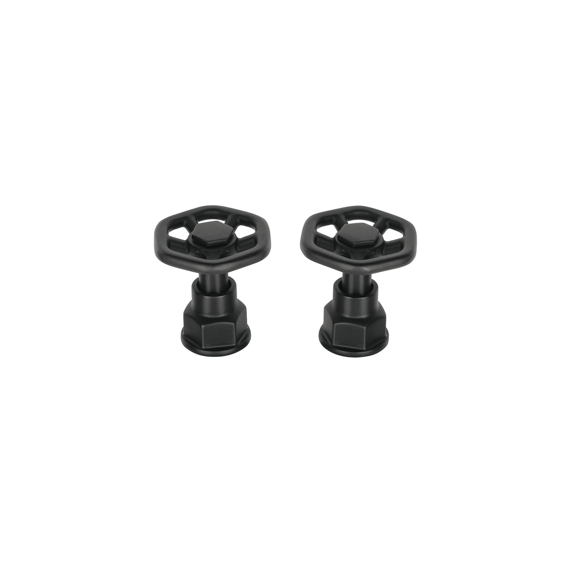 TBMM-61M Juego de 2 manerales para mezcladora, volante, negro, TÚBIG