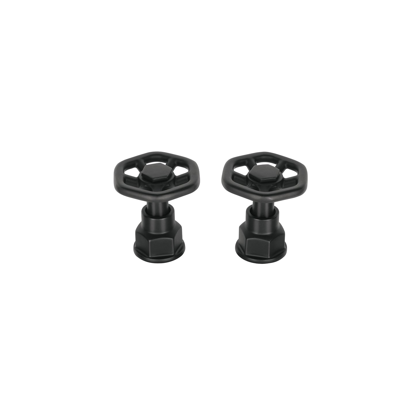 TBMM-61M Juego de 2 manerales para mezcladora, volante, negro, TÚBIG