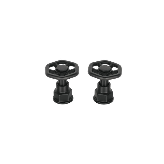 TBMM-61M Juego de 2 manerales para mezcladora, volante, negro, TÚBIG