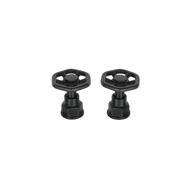 TBMM-61M Juego de 2 manerales para mezcladora, volante, negro, TÚBIG