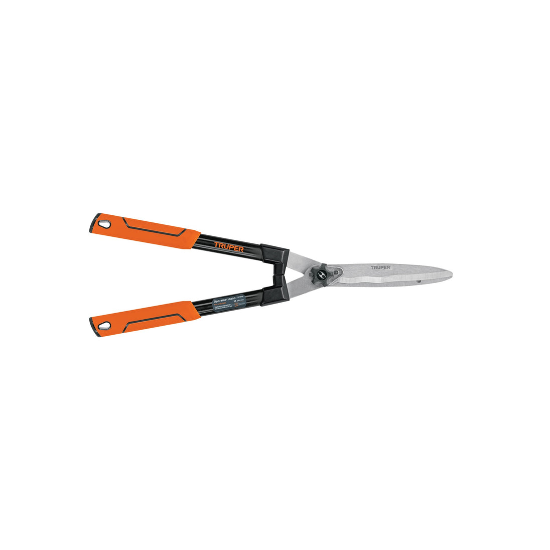 TE-19W Tijera poda 60 cm filo ondulado mango ovalado acero c/grip
