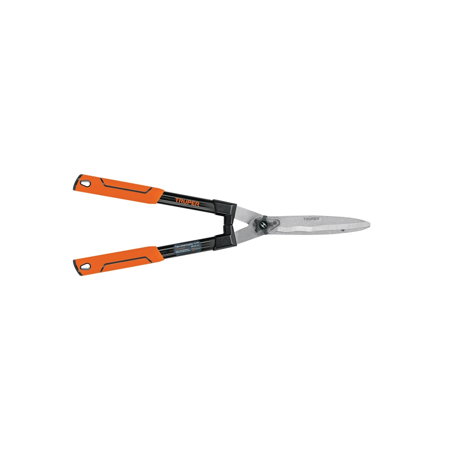 TE-19W Tijera poda 60 cm filo ondulado mango ovalado acero c/grip