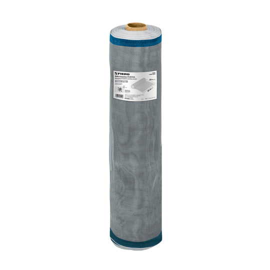 TEMO-06PG Rollo de 30 m x 0.6 m de malla mosquitera plástica gris