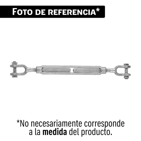 Tensor Fiero 3/4" x 9" Galvanizado Forjado 7,080 kg | TENF-3/4Q