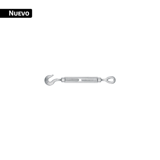 Tensor Cable Fiero 5/16" 300kg Acero Forjado Galvanizado TENF-5/16X4