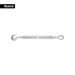 Tensor Fiero 5/8" x 12" Forjado Galvanizado | TENF-5/8X12