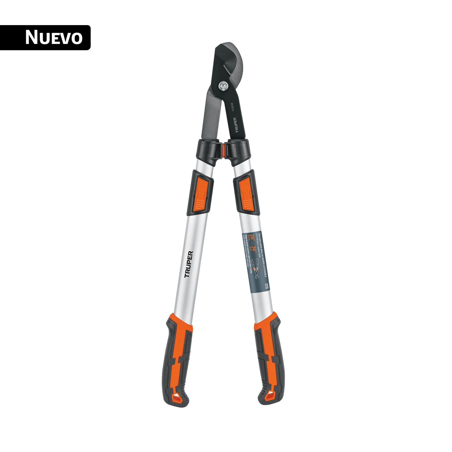 TEX-122 Tijera para ramas altas, mangos extensibles, TRUPER