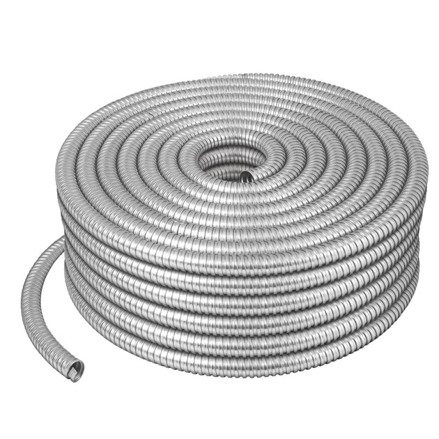 TF-1 Rollo de 50 m de tubo flexible metálico de 1", VOLTECK