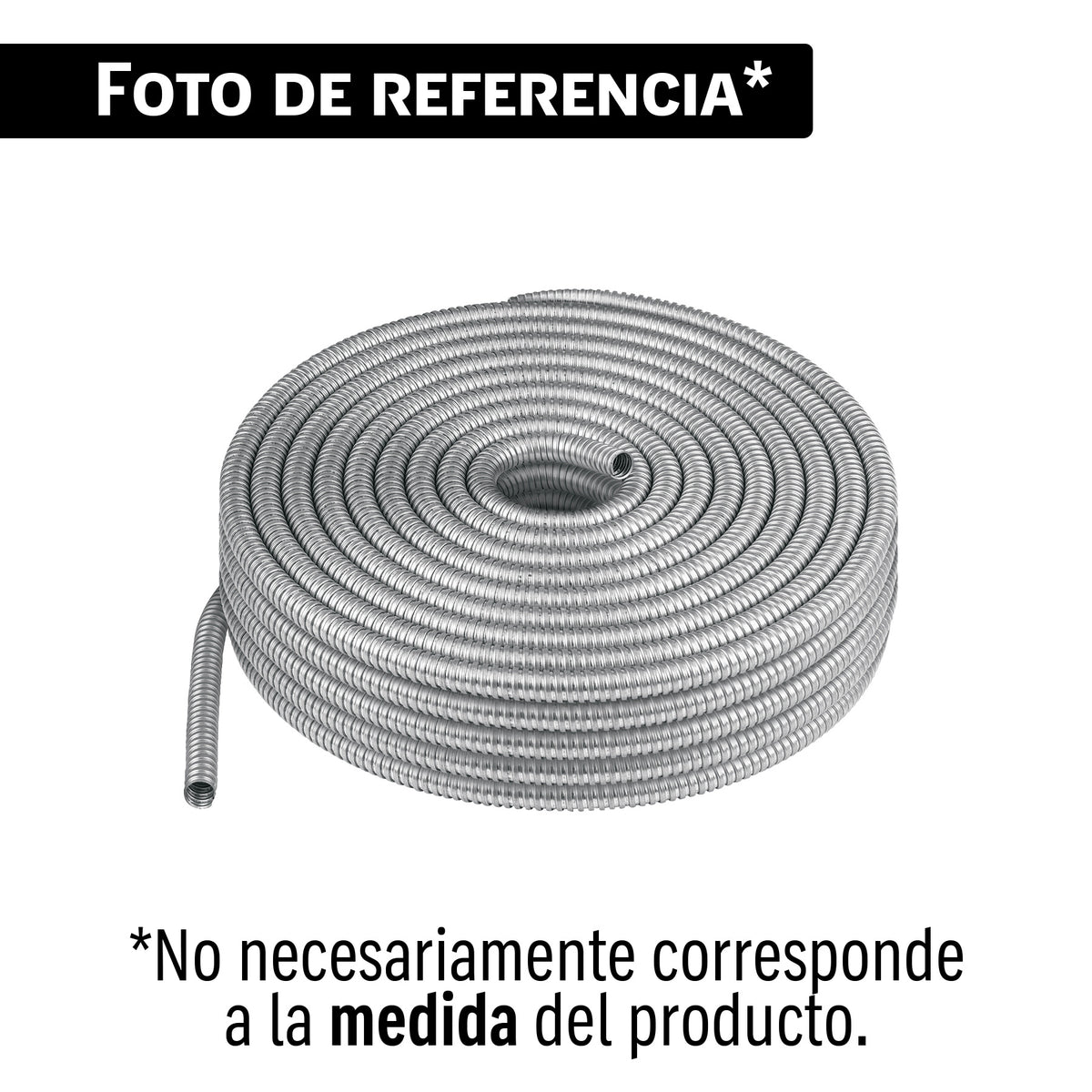 Tubo Corrugado Flexible Volteck TF-3/8 - 3/8" 50m