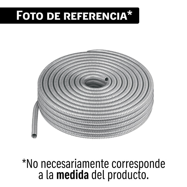Tubo Corrugado Flexible Volteck TF-3/8 - 3/8" 50m