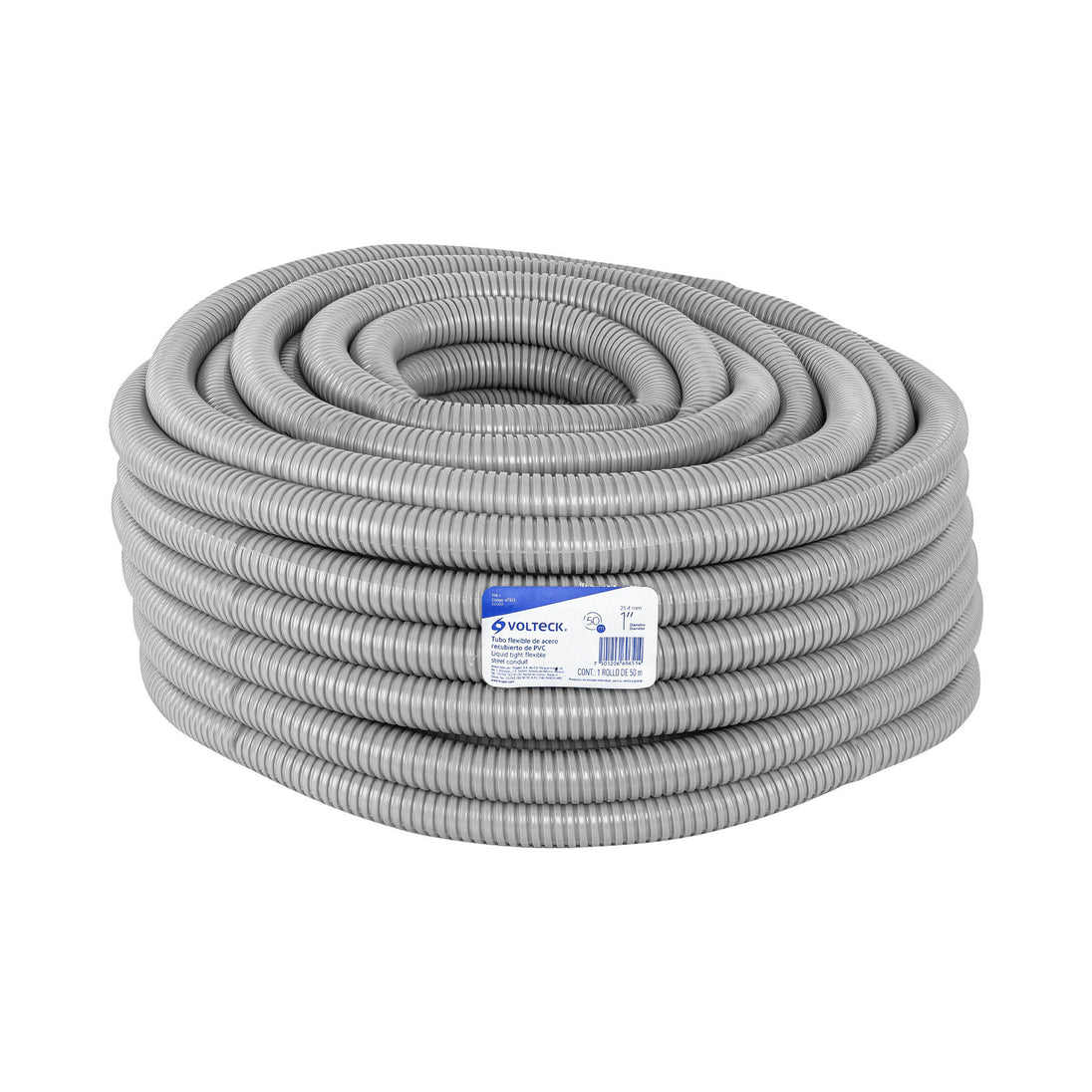 TFR-1 Rollo de 50 m de tubo flexible liquid tight de 1", VOLTECK
