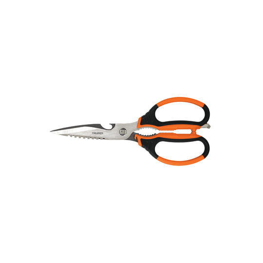 TIC-8 Tijera 8" multiusos, para cocina, acero inoxidable, TRUPER