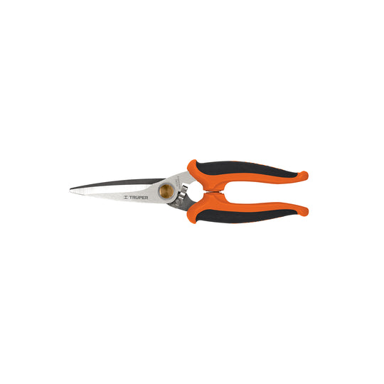TIMU-8 Tijera 8" multiusos, Comfort Grip, acero inoxidable, TRUPER