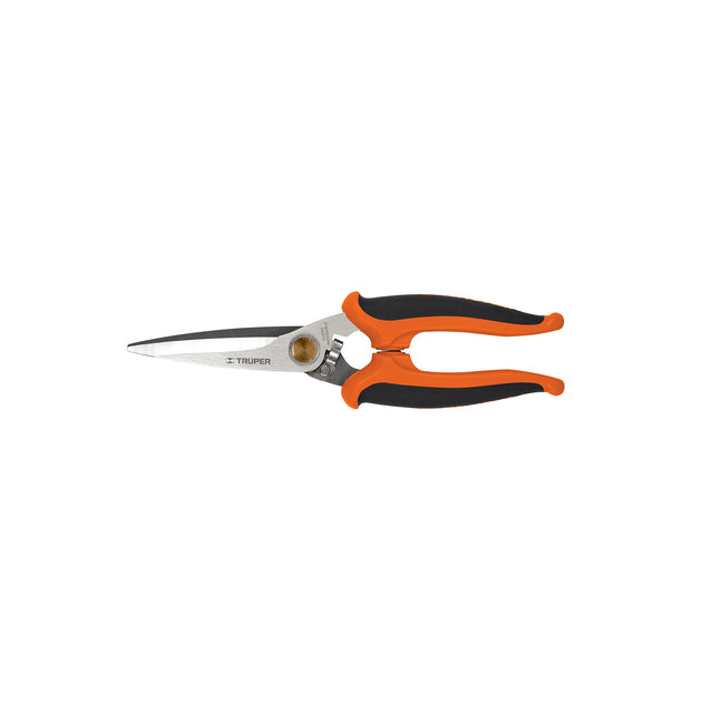 TIMU-8 Tijera 8" multiusos, Comfort Grip, acero inoxidable, TRUPER
