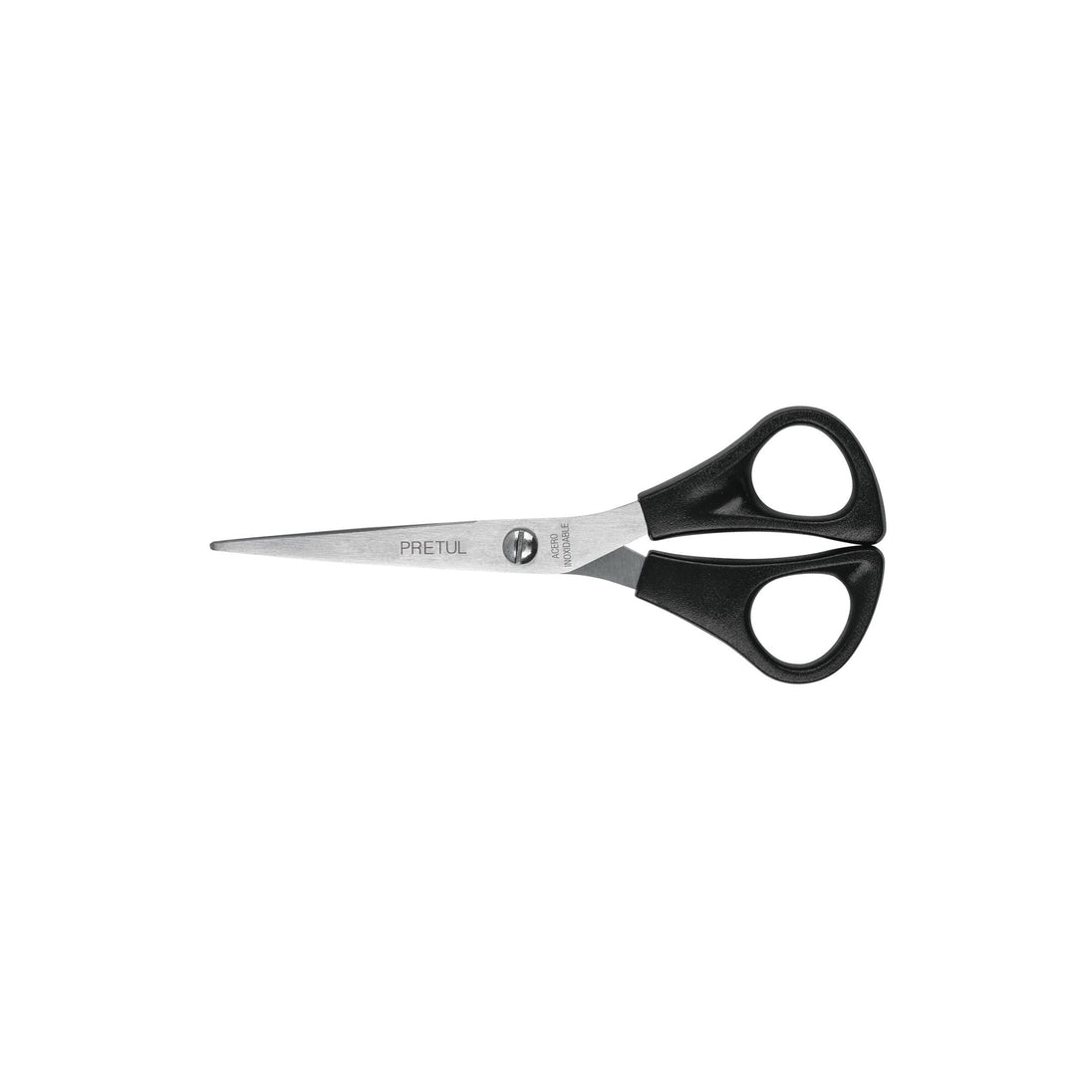 TINOX-6R Tijera 6" para casa y oficina, de acero inoxidable, PRETUL