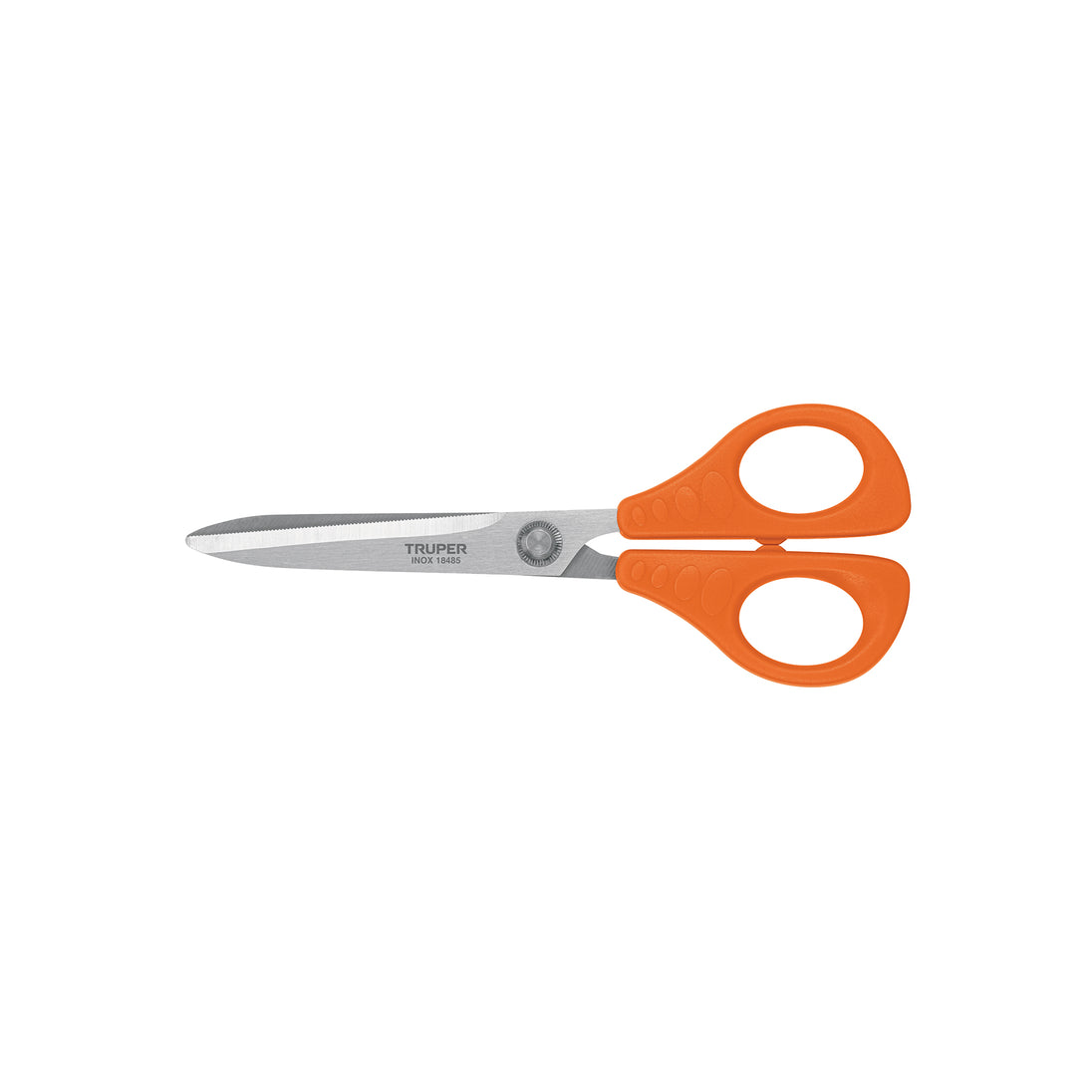 TIOF-8 Tijera 8" para oficina, de acero inoxidable, TRUPER